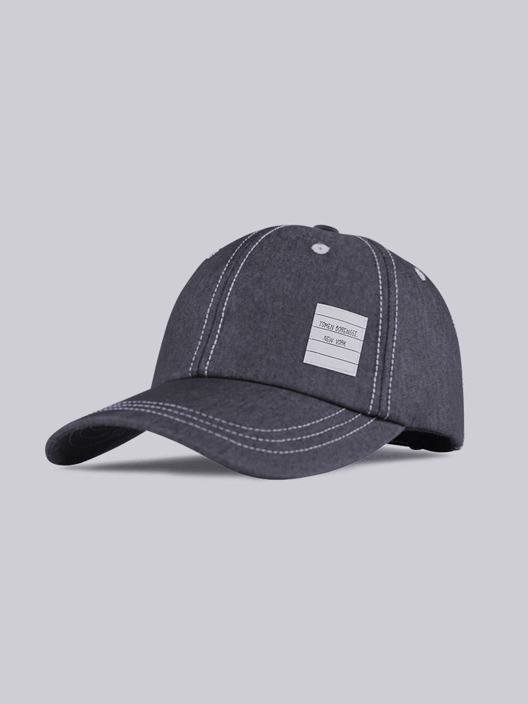 Dark grey baseball cap