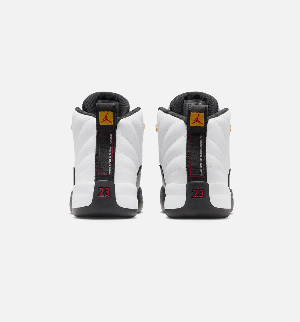 Air Jordan 12 Retro "Taxi" Little Kids' Shoe – White/Black/Taxi