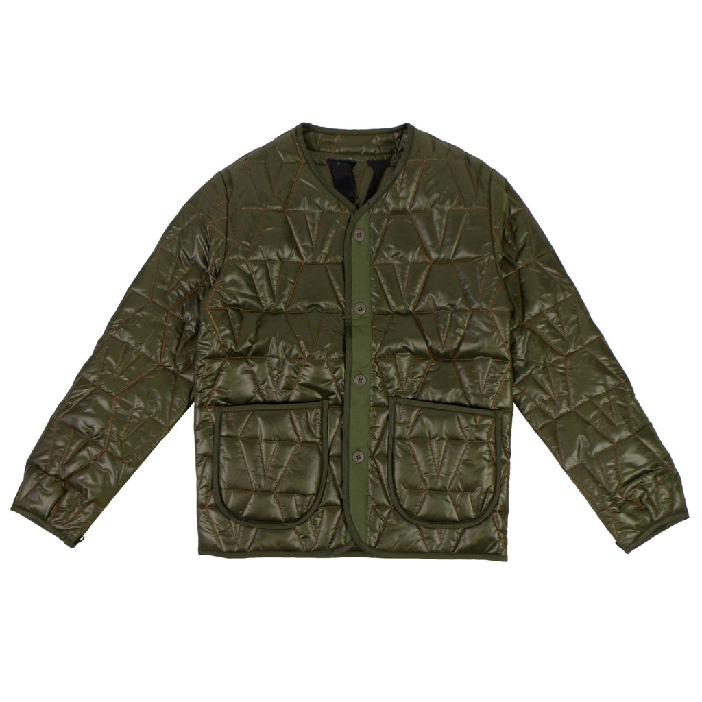 Green Quilted Jacket