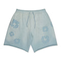 Blue Mono Wreath Sweatshorts