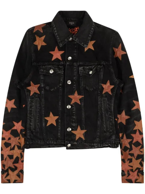 AMIRI Chemist star-appliqué denim jacket