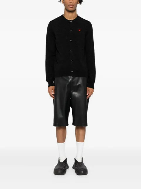 Comme Des Garçons Play logo-emblem cardigan