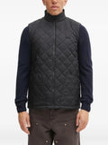 Barbour quilted vest with zip fastening