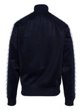 Fred Perry wreath-embroidered logo-tape track jacket