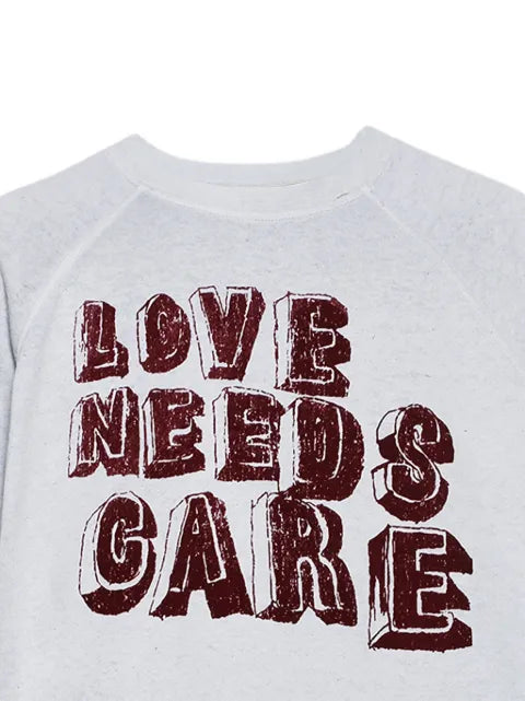 Paly lettering crew-neck sweatshirt