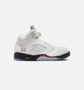 Air Jordan 5 Retro Medium Soft Pink Men's Lifestyle Shoes - White/Soft Pink/Black
