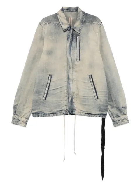Rick Owens DRKSHDW zip-fastening drawstring jacket