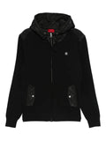 HUGO quilted-pockets hooded jacket