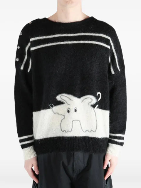 Enfants Riches Déprimés long-sleeve striped sweater