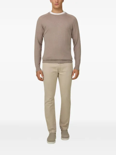 Boggi Milano raglan crew-neck sweater