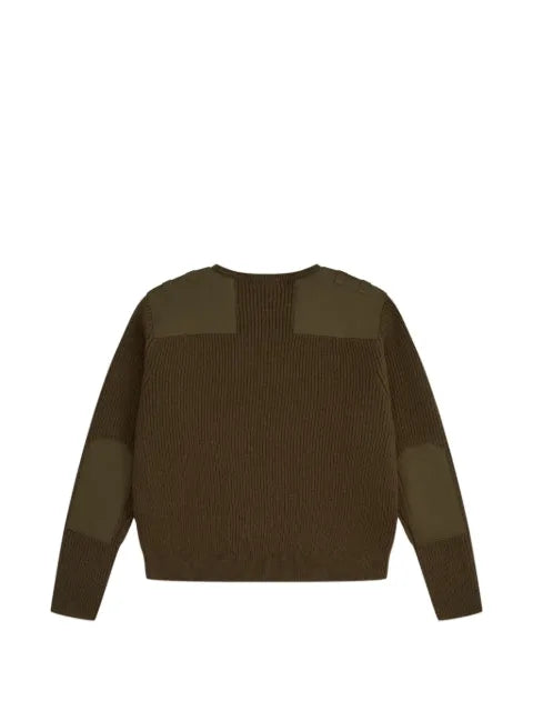 GOSHA RUBCHINSKIY panelled ribbed-knit sweater