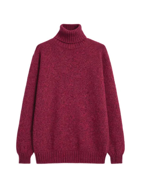Fortela Shetland turtleneck wool sweater