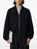 mfpen ribbed-knit zip-up sweater