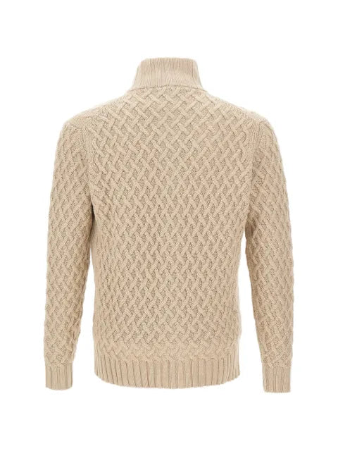 Filippo De Laurentiis cable-knit button-up cardigan