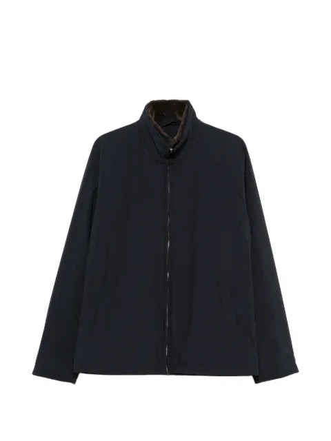 Herno shearling-collar raglan-sleeve jacket