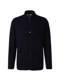 Lardini basket-weave virgin wool cardigan