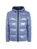 Herno logo-patch padded jacket