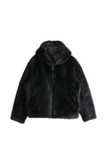 Yves Salomon hooded faux-fur jacket