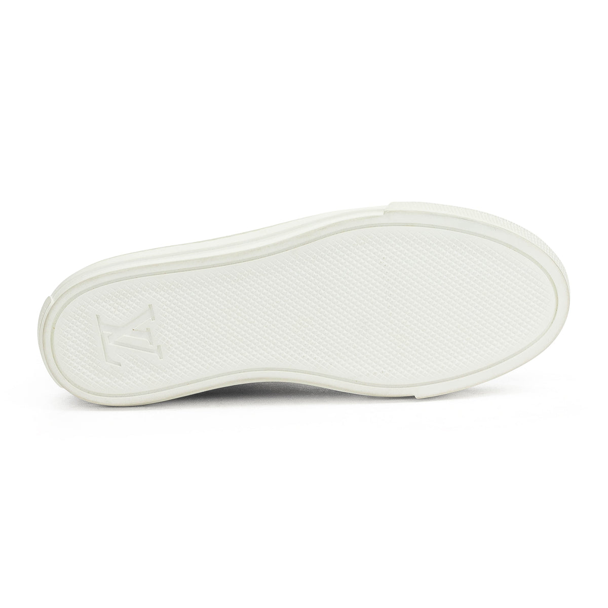 White Monogram Stellar High-Top Sneakers