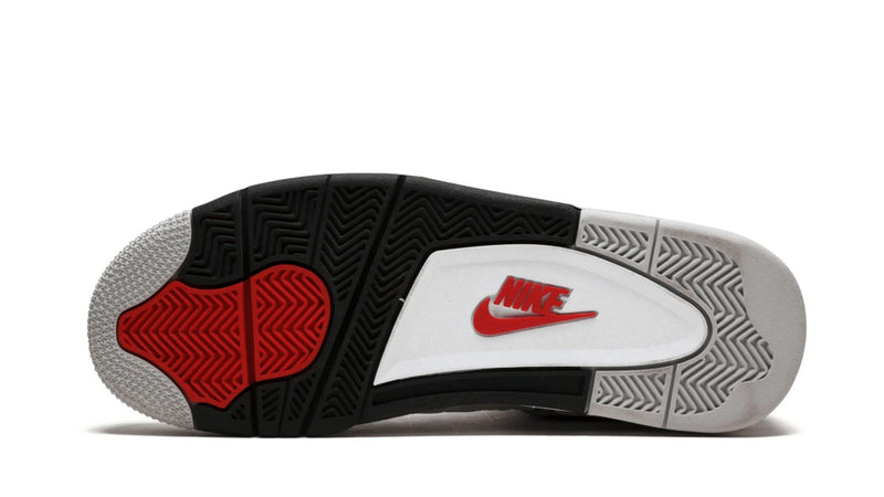 Air Jordan 4 Retro OG 'White Cement' – The Original Grail with Fire Red Accents & Cement Grey Speckle