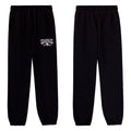 Denim Tears Black Mini Embroidery Drawstring Jogger Pants