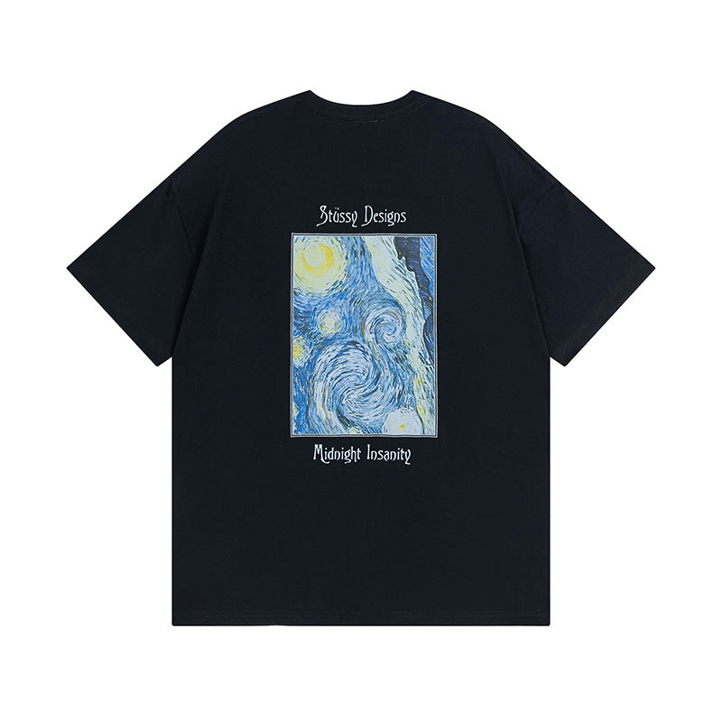 Stussy Dice 8 Ball Logo Print Oversized Tee Multi‑Style