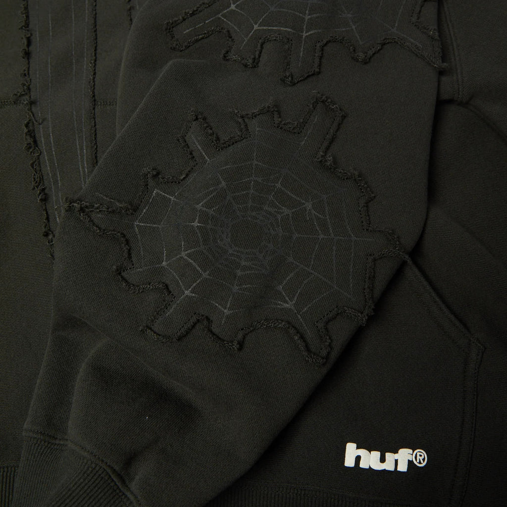 HUF Spiderman Web Full Zip Washed Hoodie