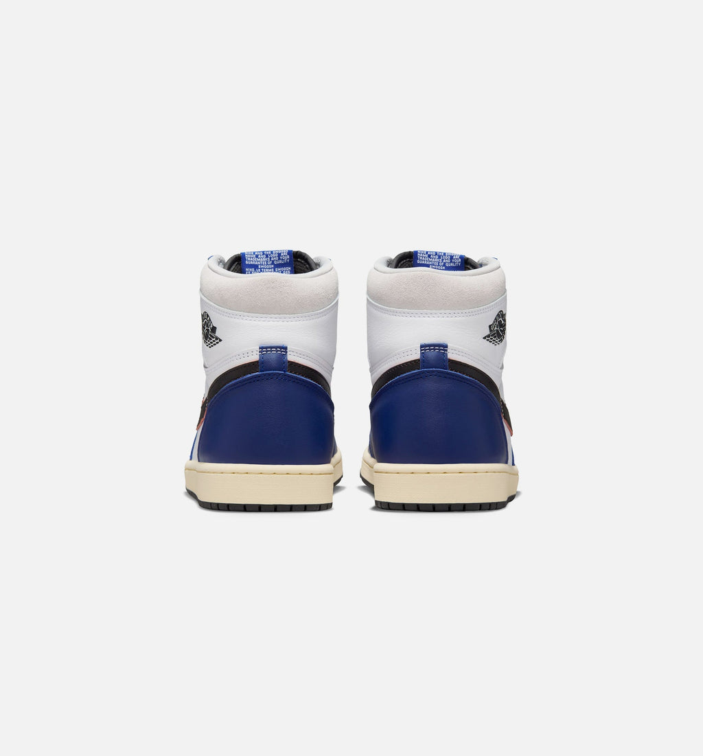 Air Jordan 1 Retro High OG Rare Air Deep Royal Blue Men's Lifestyle Shoes - White / Black / Deep Royal Blue