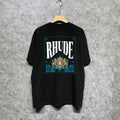 Rhude T-shirts Printed Trendy Pure Cotton