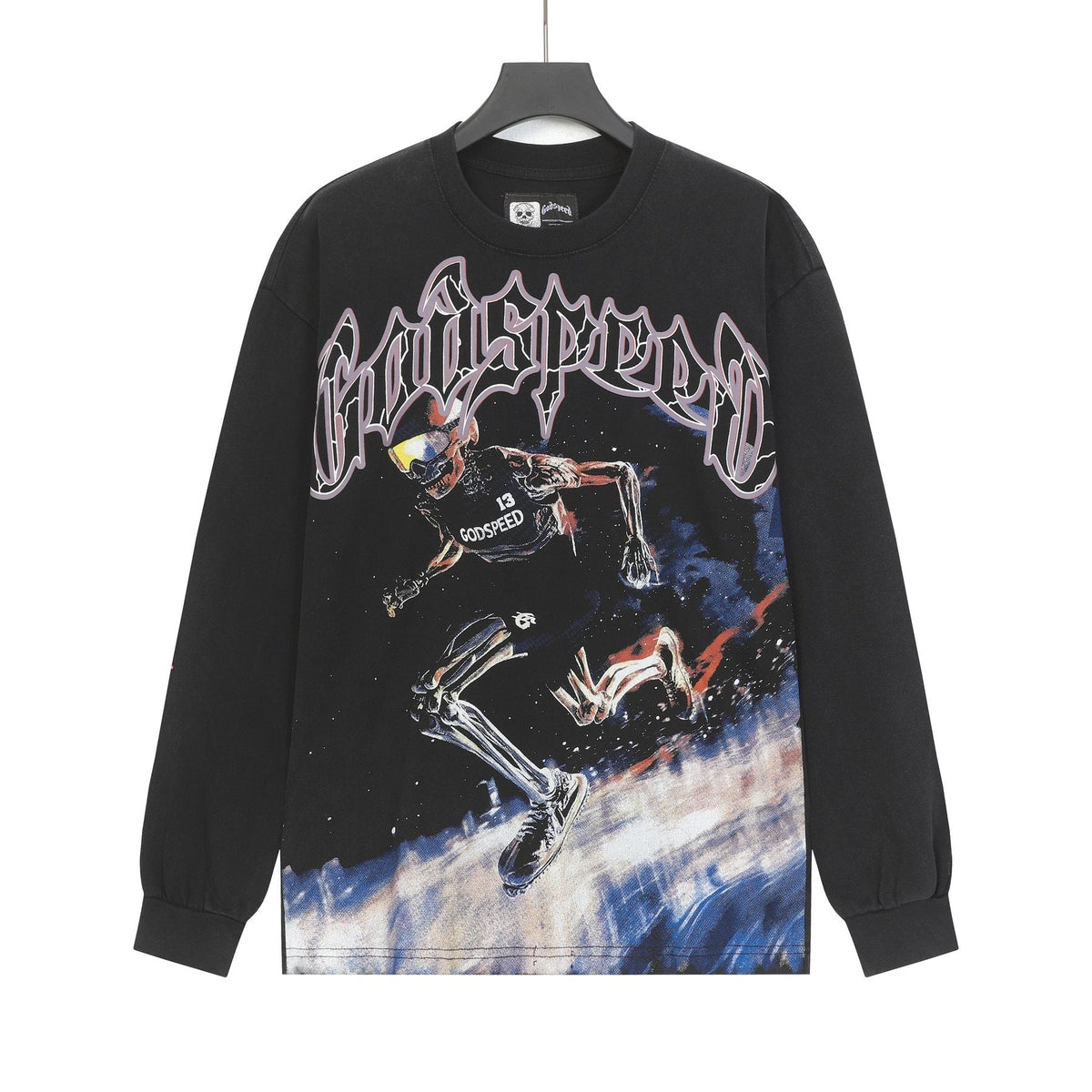 Godspeed Runner Graphic Long-Sleeve T-Shirt