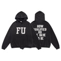 Fear of God FU Graphic Black Hoodie