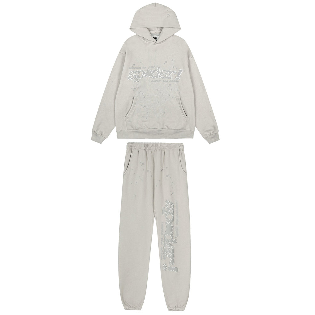 Sp5der Star Graphic Hoodie & Sweatpants Matching Set