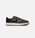 Air Jordan 1 Retro Low OG Laser Black and Varsity Red | Grade School Lifestyle Shoe | Black/Varsity Red/Summit White