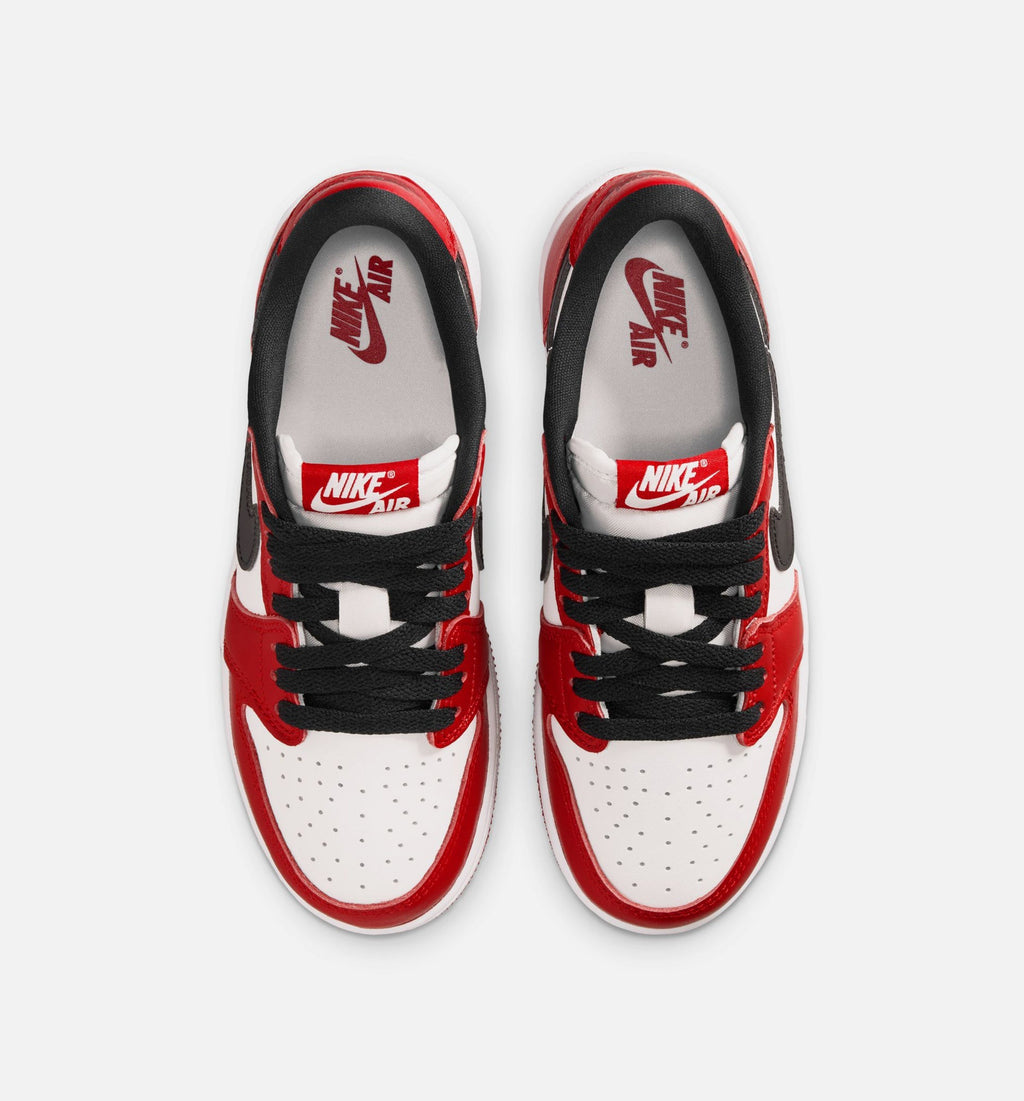 Air Jordan 1 Retro Low OG Chicago Grade School Lifestyle Shoes - Varsity Red/Black/Summit White