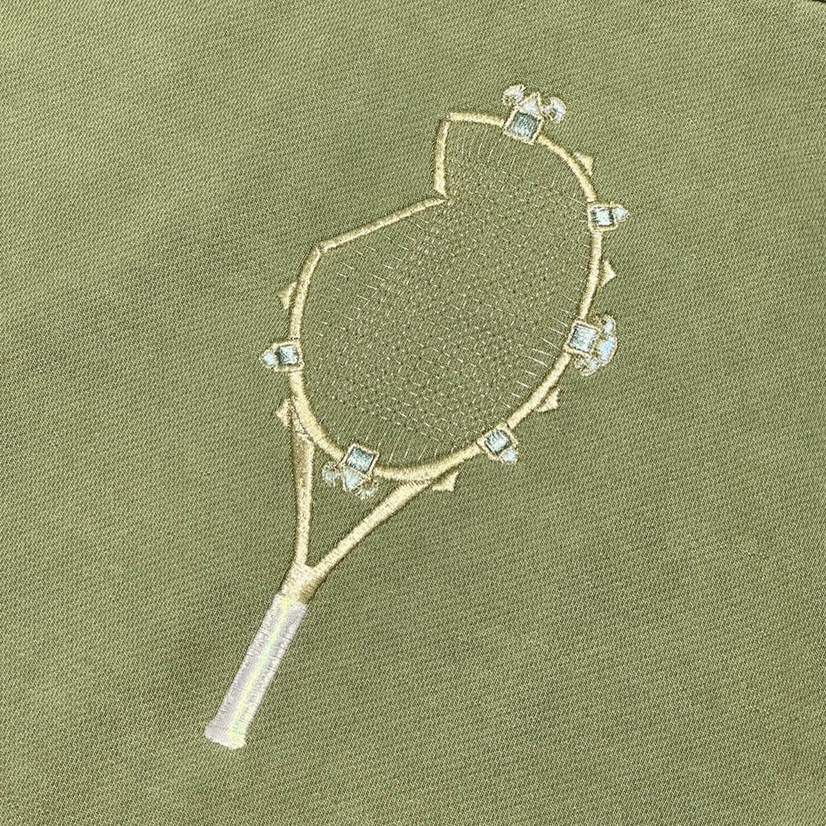 Guen French Jewelled Racket Hood: Green