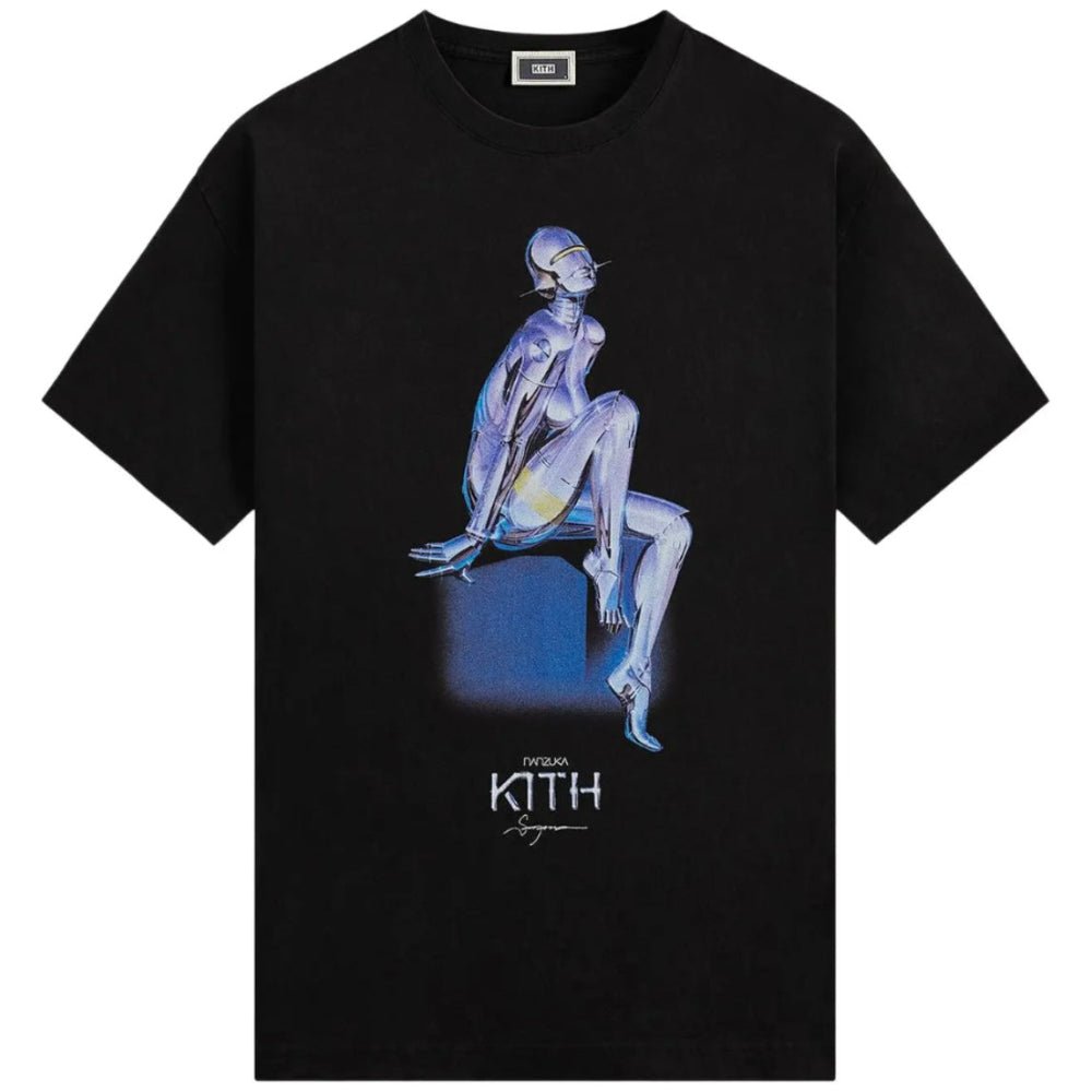 Kith For Nanzuka Gallery Sorayama Model A Stitch Tee Black