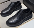 Prada Black Brogue Lace-Up Shoes