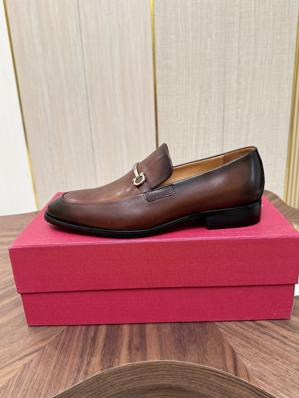Salvatore Ferragamo Men's Brown Bit Loafers