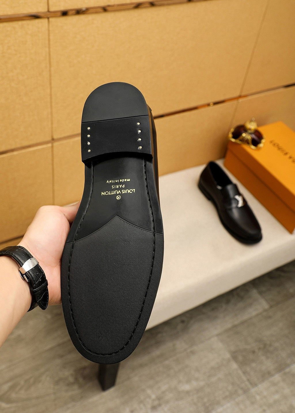 Louis Vuitton Black Hardware Loafers